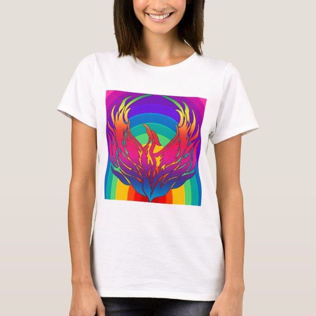 Camiseta Dragón arcoiris (Anverso)