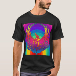 Camiseta Dragón arcoiris