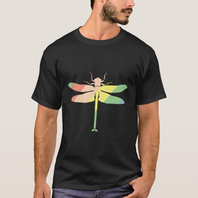 Camiseta Dragón arcoiris pastel (Anverso)