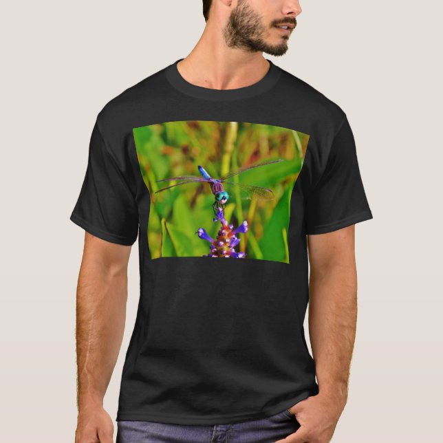 Camiseta Dragón arcoiris verde azulado (Anverso)