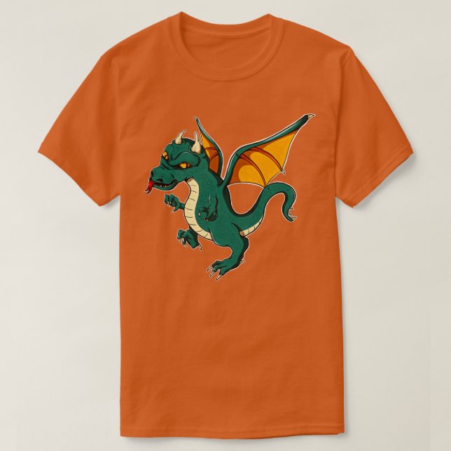 Camiseta Dragon Art Motif Dragon Lover (Diseño del anverso)