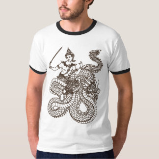 CAMISETA DRAGÓN ASIÁTICO DEL SUR DEL MONTAR A CABALLO DEL