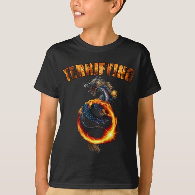 Camiseta Dragón aterrador (Anverso)