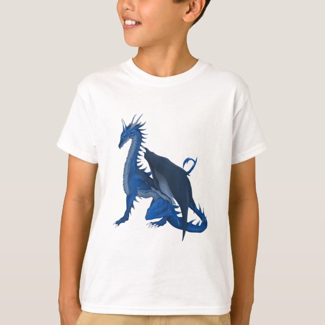 Camiseta Dragón azul (Anverso)
