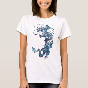 Camiseta Dragón azul
