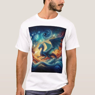 Camiseta Dragón azul