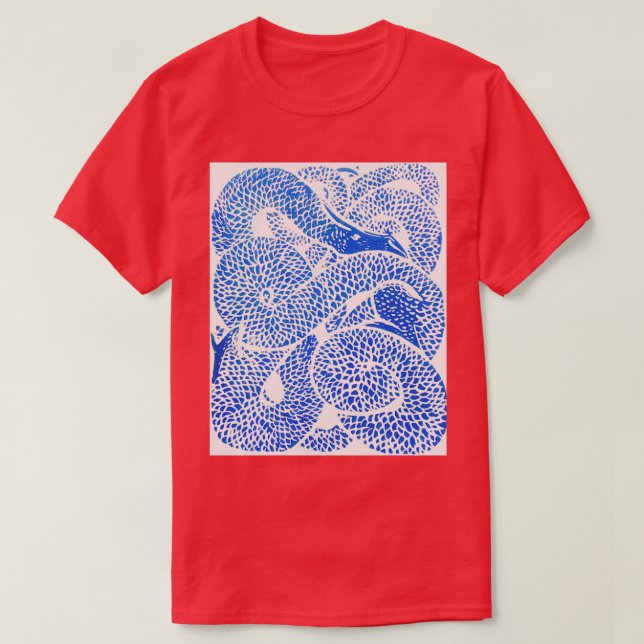 Camiseta Dragón azul (Diseño del anverso)