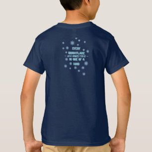 Camiseta Dragón Azul de Invierno Lindo – Copo de Nieve Mági
