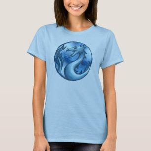 Camiseta Dragón azul fresco