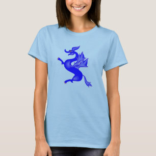 Camiseta Dragón azul lindo