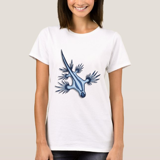 Camiseta Dragón azul Nudibranch (Anverso)