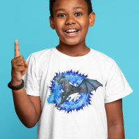 Dragón Azul Personalizado de Fuego