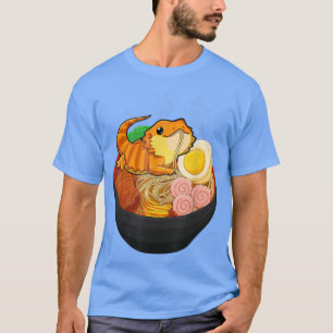 Camiseta Dragón barbudo de Kawaii Ramen Chicas de anime jap