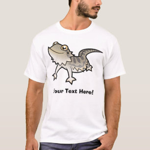 Camiseta Dragón barbudo del dibujo animado/dragón de Rank