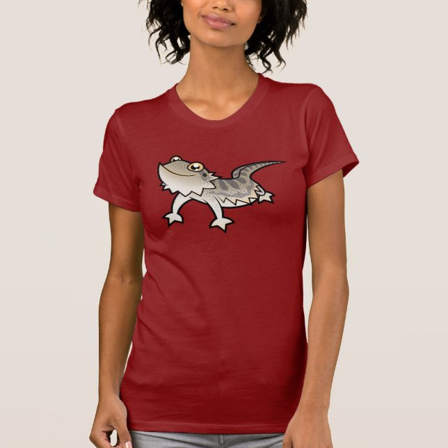 Camiseta Dragón barbudo del dibujo animado/dragón de Rankin (Anverso)