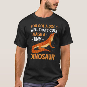 Camiseta Dragón barbudo Dinosaurio pequeño que levanta Geck