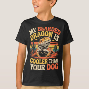Camiseta Dragón Barbudo Enfriador Reptil Animal Barbudo Bar