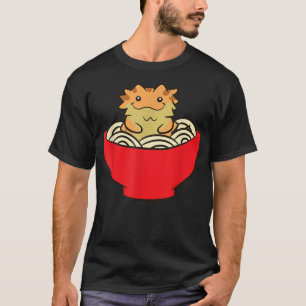 Camiseta Dragón Barbudo Fideos Ramen Lagarto Reptil Barbudo