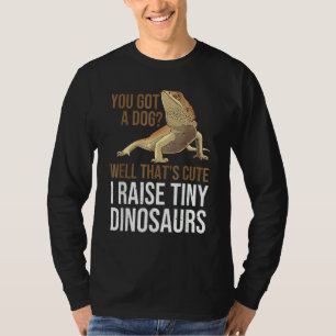 Camiseta Dragón Barbudo  Hombres Mujeres  Crío Dinosaurios 