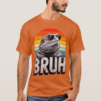 Camiseta Dragón Barbudo Jugador Retro Lagarto Gamer Chicos