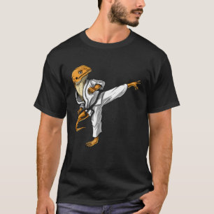 Camiseta Dragón barbudo Karate Ninja Beardie Reptile Lizard