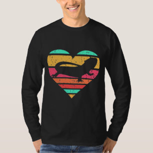 Camiseta Dragón barbudo Mascota del corazón Reptile Lizard