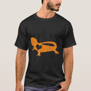 Camiseta Dragón barbudo Mascota del corazón Reptile Lizard