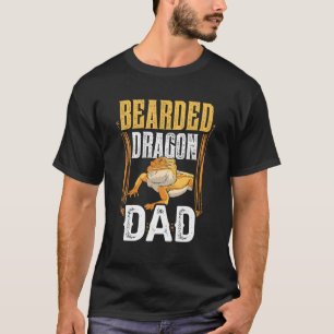 Camiseta Dragón barbudo papá Mascota animal Padre Reptile D