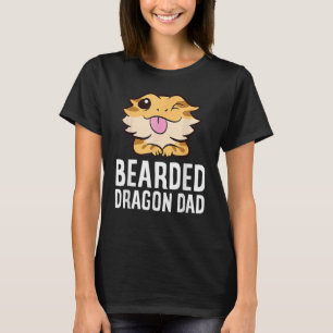 Camiseta Dragón barbudo Papá Reptile Lizard Papá Mamá