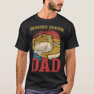 Camiseta Dragón barbudo papá Reptiles Mascota Reptile Gráfi