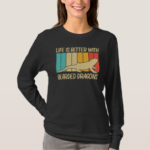 Camiseta Dragón Barbudo Para Hombres Mujeres Reptil Iguana