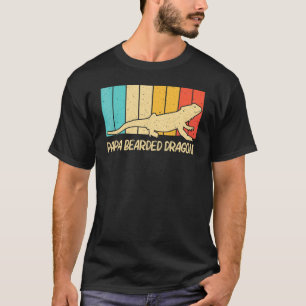 Camiseta Dragón Barbudo Para Hombres Padre Reptil Iguana La