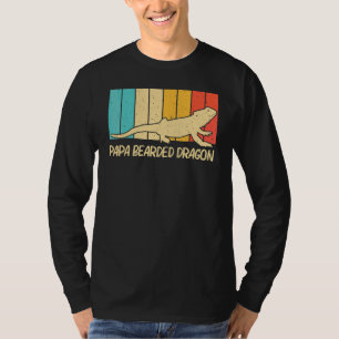 Camiseta Dragón Barbudo Para Hombres Padre Reptil Iguana La
