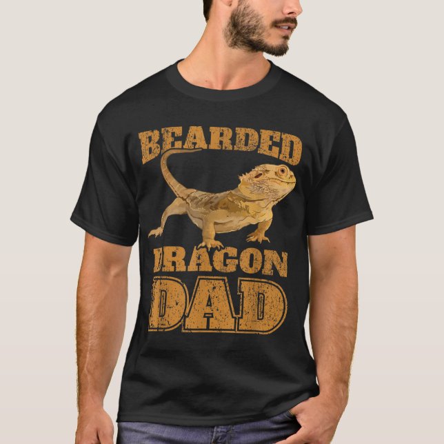 Camiseta Dragón barbudo T Shirt Beart Dragon Papá (Anverso)