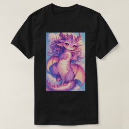 Camiseta Dragón Bebé Lindo Anime Kawaii Arte 02