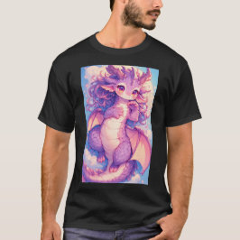 Camiseta Dragón Bebé Lindo Anime Kawaii Arte 02
