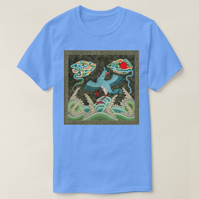 CAMISETA DRAGON BIRD TILE CHINO (Diseño del anverso)