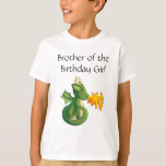 Camiseta Dragon Birthday Brother T-Shirt<br><div class="desc">¡Celebrar un cumpleaños es un asunto familiar! Obtén camisetas para toda la familia para que puedas celebrarlo con estilo. No sólo es divertido coincidir con el tema,  sino que dejemos que otros padres sepan fácilmente quiénes son los anfitriones fiestas. ¡Estos camisetas fiestas de dragón son el toque perfecto!</div>