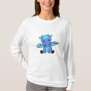 Camiseta Dragon Blue Fairy Tale Fantasy Cute