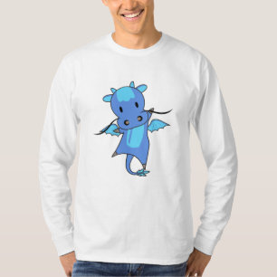 Camiseta Dragon Blue Fairy Tale Fantasy Cute Animales Niños