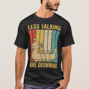 Camiseta Dragon Boat Carreras Race Drummer menos habla más