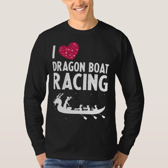 Camiseta Dragon Boat Paddlers Quote for Dragon Boat Racing  (Anverso)