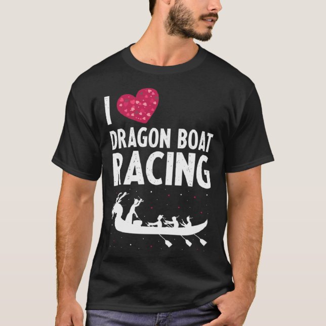 Camiseta Dragon Boat Paddlers Quote for Dragon Boat Racing  (Anverso)