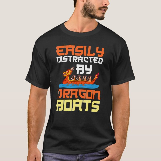 Camiseta Dragon Boat Racing Festival Paddle Chinese Boating (Anverso)