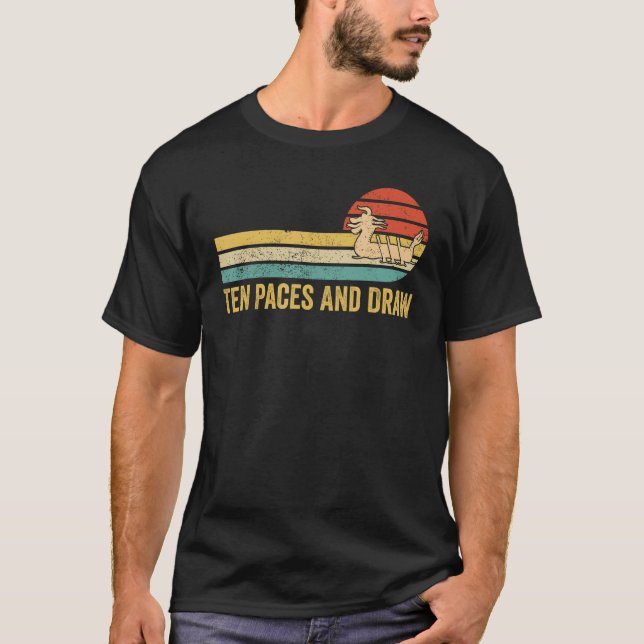 Camiseta Dragon Boat Racing Paddle Boat Ten Paces And Draw (Anverso)