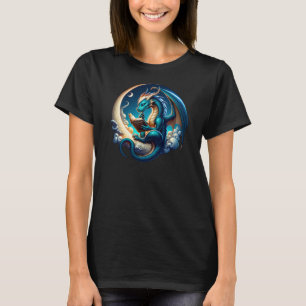 Camiseta Dragon Bookworm, Moonlight Leading Tee