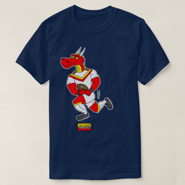 Camiseta Dragón catalán (Diseño del anverso)