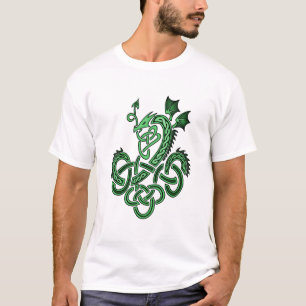 Camiseta Dragón celta - Verde