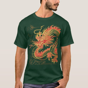 camiseta Dragón chino