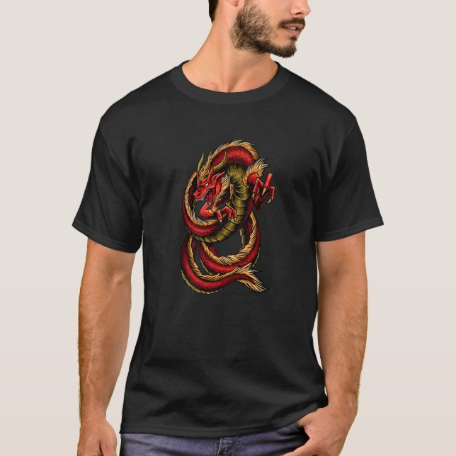 Camiseta Dragón chino (Anverso)